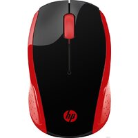 Мышь HP Wireless Mouse 200 (черный/красный) — Chaika Market