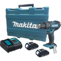 Ударная дрель-шуруповерт Makita DHP482SYE (с 2-мя АКБ) — Chaika Market