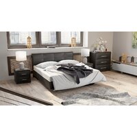 Кровать Трия Элис тип 1 с мягкой обивкой 160x200 (темный) - Изображение №2 — Chaika Market