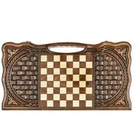 Шашки/нарды Haleyan Армянский узор 11 с ручкой kh064-6 - Изображение №2 — Chaika Market