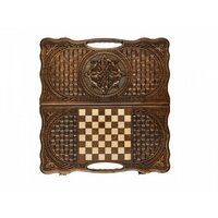 Шашки/нарды Haleyan Армянский узор 11 с ручкой kh064-6 - Изображение №4 — Chaika Market