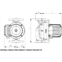 Циркуляционный насос IMP Pumps GHNbasic II 80-70F PN6 - Изображение №3 — Chaika Market