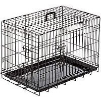 Клетка Duvo Plus Pet Kennel XX-Large 780/484/DV (черный) — Chaika Market