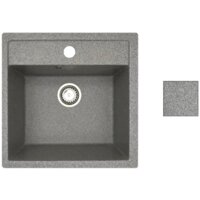 Кухонная мойка БелЭворс Rio + смеситель W4998-4 + дозатор L405-1 (серый/сатин) - Изображение №8 — Chaika Market