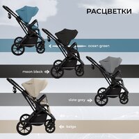 Универсальная коляска Sweet Baby Nuvola Air 2в1 (Ocean Green) - Изображение №15 — Chaika Market