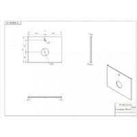  Cersanit Столешница Stone Energy 63856 (белый матовый) - Изображение №5 — Chaika Market