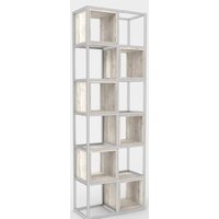 Стеллаж Hype Mebel Грос-2 70x175 (белый/древесина белая) - Изображение №1 — Chaika Market