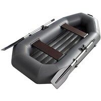 Гребная лодка Муссон S-240 НД (серый) — Chaika Market