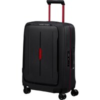 Чемодан-спиннер Samsonite Essens Charcoal/Red 55 см — Chaika Market