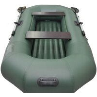 Гребная лодка Муссон Н-270 НД (зеленый) - Изображение №4 — Chaika Market