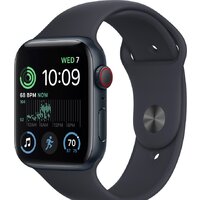Умные часы Apple Watch SE 2 44 мм (алюминиевый корпус, полуночный/полуночный, спортивный силиконовый ремешок M/L) - Изображение №1 — Chaika Market