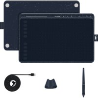 Графический планшет Huion HS611 (звездный синий) - Изображение №4 — Chaika Market