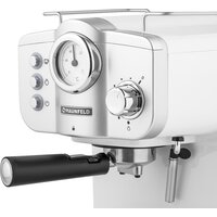 Рожковая кофеварка MAUNFELD MF-735WH Pro - Изображение №9 — Chaika Market
