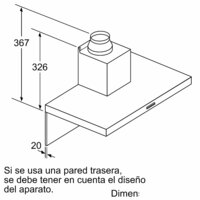 Кухонная вытяжка Bosch Serie 2 DWB66BC60 - Изображение №6 — Chaika Market
