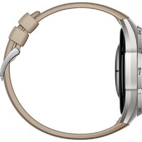 Умные часы Huawei Watch GT 6 Pro 46 мм (серебристый, с коричневым плетеным ремешком, международная версия) - Изображение №6 — Chaika Market