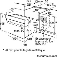 Электрический духовой шкаф Bosch Serie 2 HBF133BA0 - Изображение №7 — Chaika Market