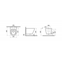 Унитаз подвесной Berges Wasserhaus Atom Line 410 042447 (с кнопкой) - Изображение №11 — Chaika Market