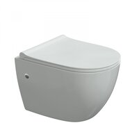 Унитаз подвесной Berges Wasserhaus Atom Line 410 042447 (с кнопкой) - Изображение №2 — Chaika Market