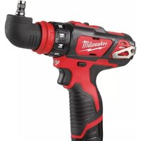 Дрель-шуруповерт Milwaukee M12 BDDXKIT-202C 4933447836 (с 2-мя АКБ, кейс) - Изображение №4 — Chaika Market