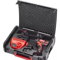 Дрель-шуруповерт Milwaukee M12 BDDXKIT-202C 4933447836 (с 2-мя АКБ, кейс) - Изображение №6 — Chaika Market