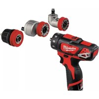 Дрель-шуруповерт Milwaukee M12 BDDXKIT-202C 4933447836 (с 2-мя АКБ, кейс) — Chaika Market