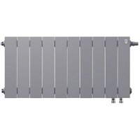 Биметаллический радиатор Royal Thermo PianoForte 300 Silver Satin (10 секций) нижнее подключение - Изображение №2 — Chaika Market
