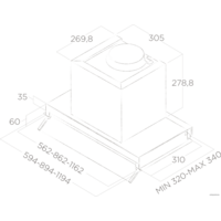 Кухонная вытяжка Elica Box In Plus IXGL/A/90 PRF0097796A - Изображение №3 — Chaika Market