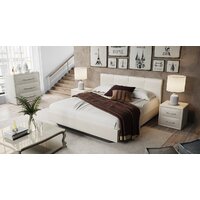 Кровать Трия Элис тип 1 с мягкой обивкой 160x200 (светлый) - Изображение №2 — Chaika Market