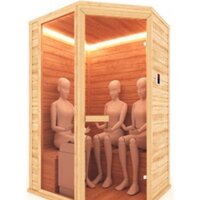 Инфракрасная сауна Шингарёв и Ко Угловая 3-местная (финская) - Изображение №3 — Chaika Market