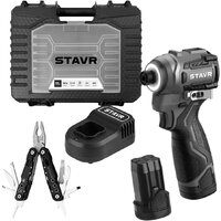 Ударная дрель-шуруповерт Stavr (Ставр) SID 16BL-160V-2K (с 2-мя АКБ, кейс) — Chaika Market