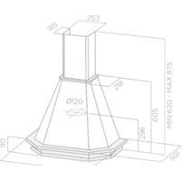 Кухонная вытяжка Elica Emerald WH/A/90 T.Grezzo - Изображение №4 — Chaika Market