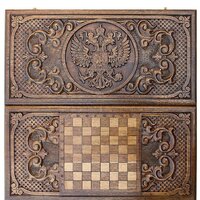 Нарды Mkhitaryan Герб РФ 2 DM021 - Изображение №3 — Chaika Market