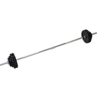 Набор гантелей с грифом для штанги Sundays Fitness IR92075A - Изображение №3 — Chaika Market