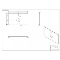  Cersanit Столешница Stone Energy 63853 (белый матовый) - Изображение №5 — Chaika Market