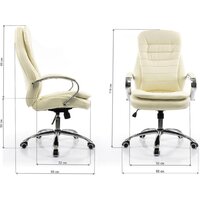 Офисное кресло Woodville Tomar (кремовый) - Изображение №12 — Chaika Market