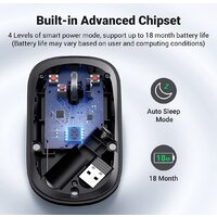 Мышь Ugreen MU001 (черный) - Изображение №7 — Chaika Market