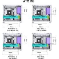 Корпус Jonsbo D41 STD Screen (белый) - Изображение №4 — Chaika Market