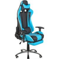 Игровое (геймерское) кресло Меб-ФФ MF-6005 (черный/синий) — Chaika Market