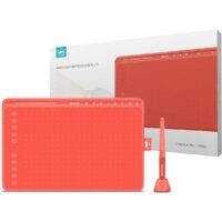 Графический планшет Huion HS611 (коралловый красный) - Изображение №7 — Chaika Market