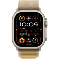 Умные часы Apple Watch Ultra 2 LTE 49 мм (титановый корпус, титановый/бежевый, ремешок из полиэстера L) - Изображение №2 — Chaika Market