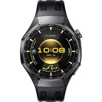 Умные часы Huawei Watch GT 6 Pro 46 мм (черный, с черным силиконовым ремешком, международная версия) - Изображение №2 — Chaika Market