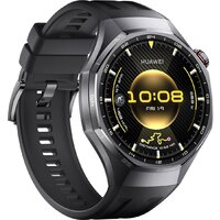 Умные часы Huawei Watch GT 6 Pro 46 мм (черный, с черным силиконовым ремешком, международная версия) - Изображение №3 — Chaika Market