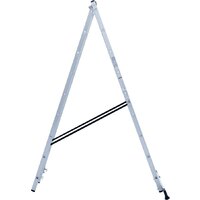 Лестница-стремянка Новая высота NV 122 алюминиевая двухсекционная 2x9 ступеней - Изображение №4 — Chaika Market