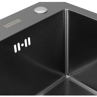 Кухонная мойка ARFEKA Eco AR 600*500 Black PVD Nano - Изображение №15 — Chaika Market