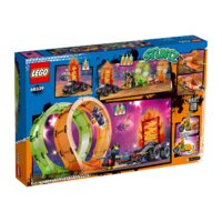Конструктор LEGO City 60339 Трюковая арена Двойная петля - Изображение №4 — Chaika Market