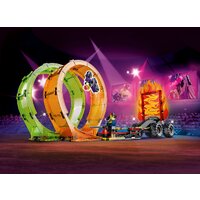 Конструктор LEGO City 60339 Трюковая арена Двойная петля - Изображение №3 — Chaika Market