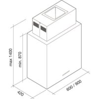 Кухонная вытяжка Falmec Design Laguna Isola Pannellabile 800 (60) - Изображение №4 — Chaika Market