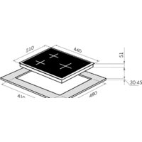 Варочная панель MAUNFELD EGHE.43.33CB/G - Изображение №2 — Chaika Market
