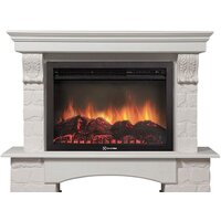 Портал Firelight Forte 30S (камень белый/шпон беленый дуб) — Chaika Market