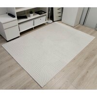 Ковер для жилой комнаты Radjab Carpet Сканди Сизаль Прямоугольник 10949A 12210RK (2x2.9, Krem/Krem) - Изображение №2 — Chaika Market